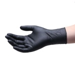 Maxter Nitril fekete púdermentes 100 db-os vizsgálókesztyű (5,5gr) "L"