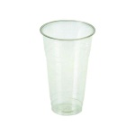 Lebomló PLA pohár 5dl, átlátszó, átmérő 96mm, 50db/cs