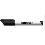 Tábla- és flipchart marker, 3 mm, kúpos, KORES "K-Marker XW1", fekete