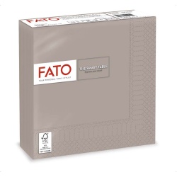 FATO Szalvéta Galambszürke 33*33cm 2rtg.50db/csomag, 24 csomag/karton