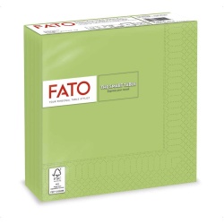 FATO Szalvéta Lime 33*33cm 2rtg.50db/csomag, 24csomag/karton