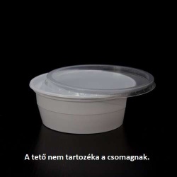 Eldobható mélytányér műanyag 50db/csomag 500ml 11cs/#