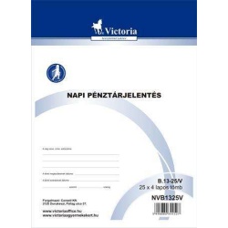 Napi Pénztárjelentés 25×4 B13-25/V