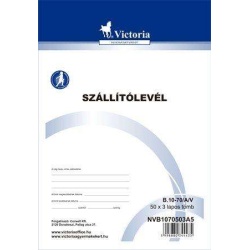 Szállítólevél A5 50×3 B.10-70/A/V