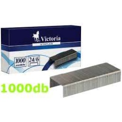 Tűzőkapocs 24/6 Victoria 1000 darab/doboz